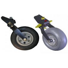 Dual Arm Tail Wheel Assemblies 8.5 Inch Pneumatic Tire